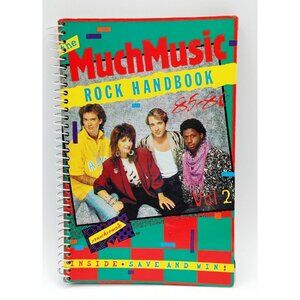 MuchMusic Rock Handbook Calendar 1985 1986 Canada Much Music Videos Television